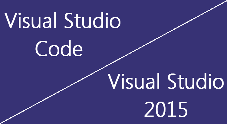 visual studio code vs visual studio 2015 unity